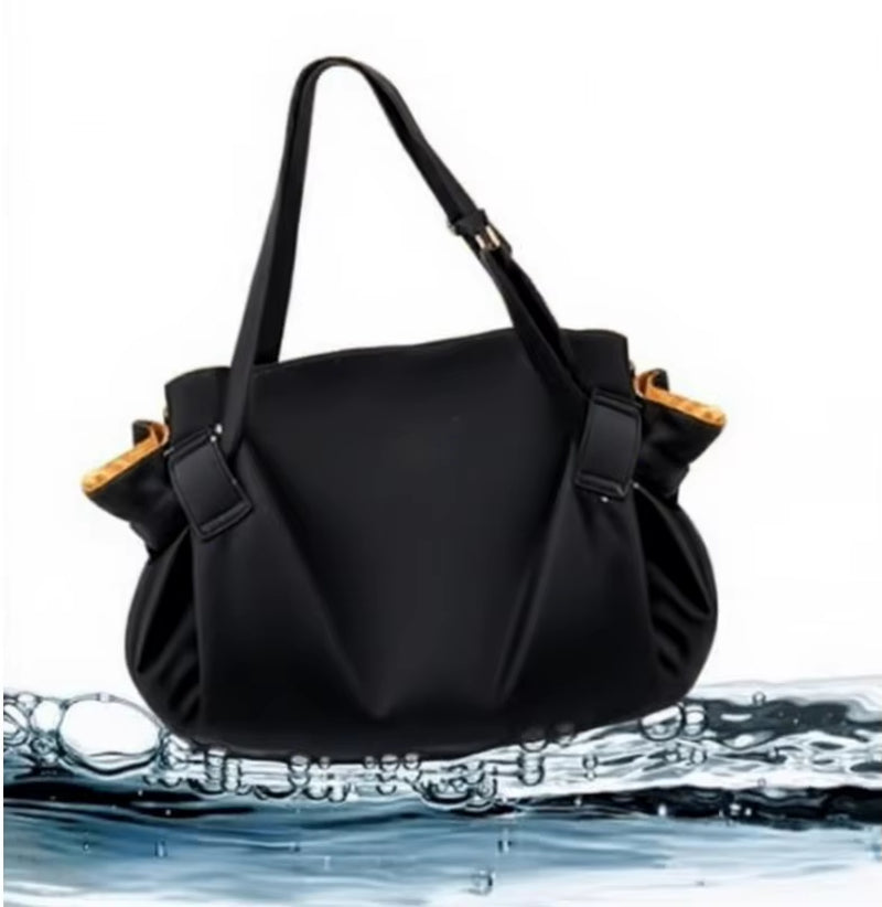 Lightweight 2 In1 Beach Tote Bag Collapsible Diagonal Span Expandable Picnic Mat Pool Beach Camping Bag for Travel Picnic Beach